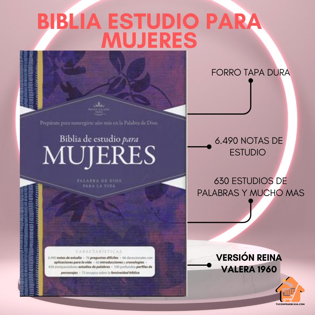 Biblia de Estudio para mujer RV1960