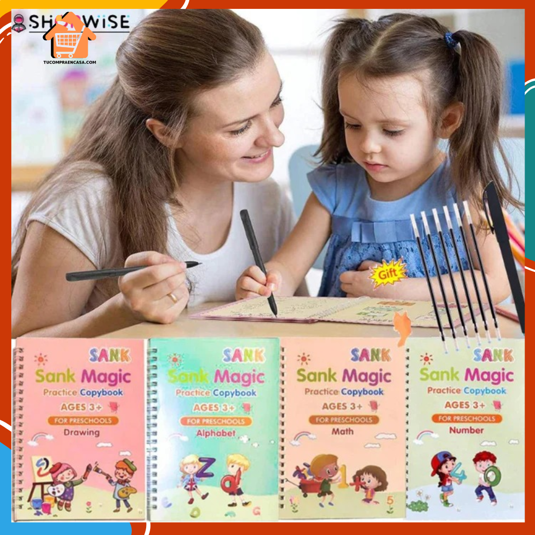 Cuaderno X4 Kit Caligrafia SANK ®