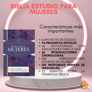 Biblia de Estudio para mujer RV1960