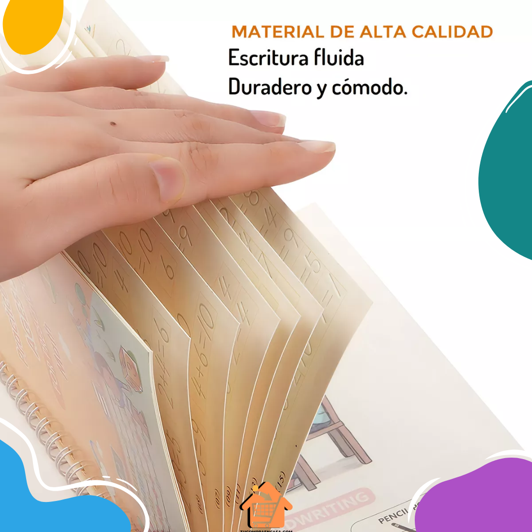 Cuaderno X4 Kit Caligrafia SANK ®