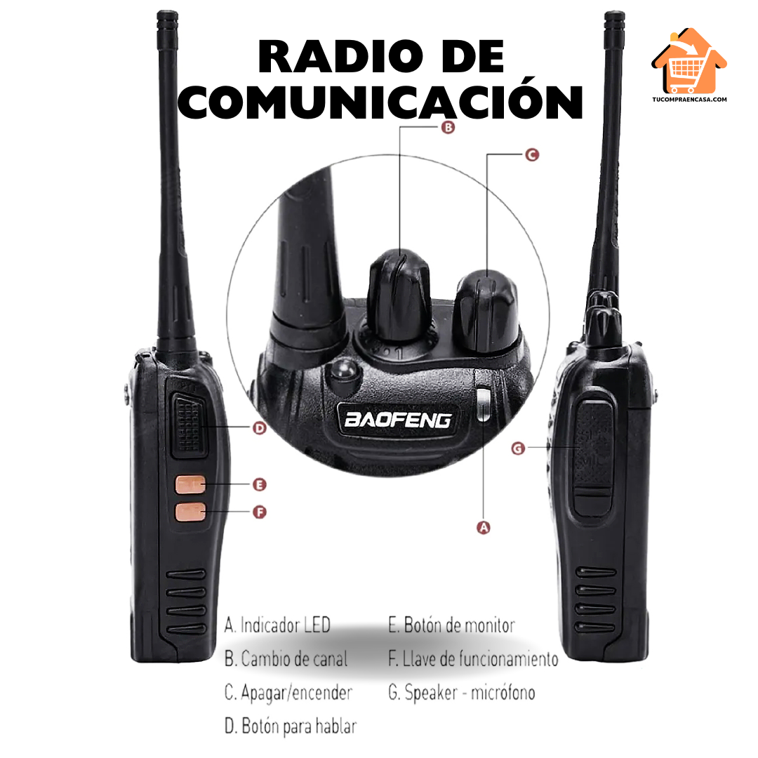 Radio Walkie Talkie Baofeng Bf-888s