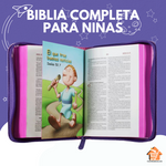 Biblia INFANTIL - RV 1960 (Disponible en Azul y Rosado)