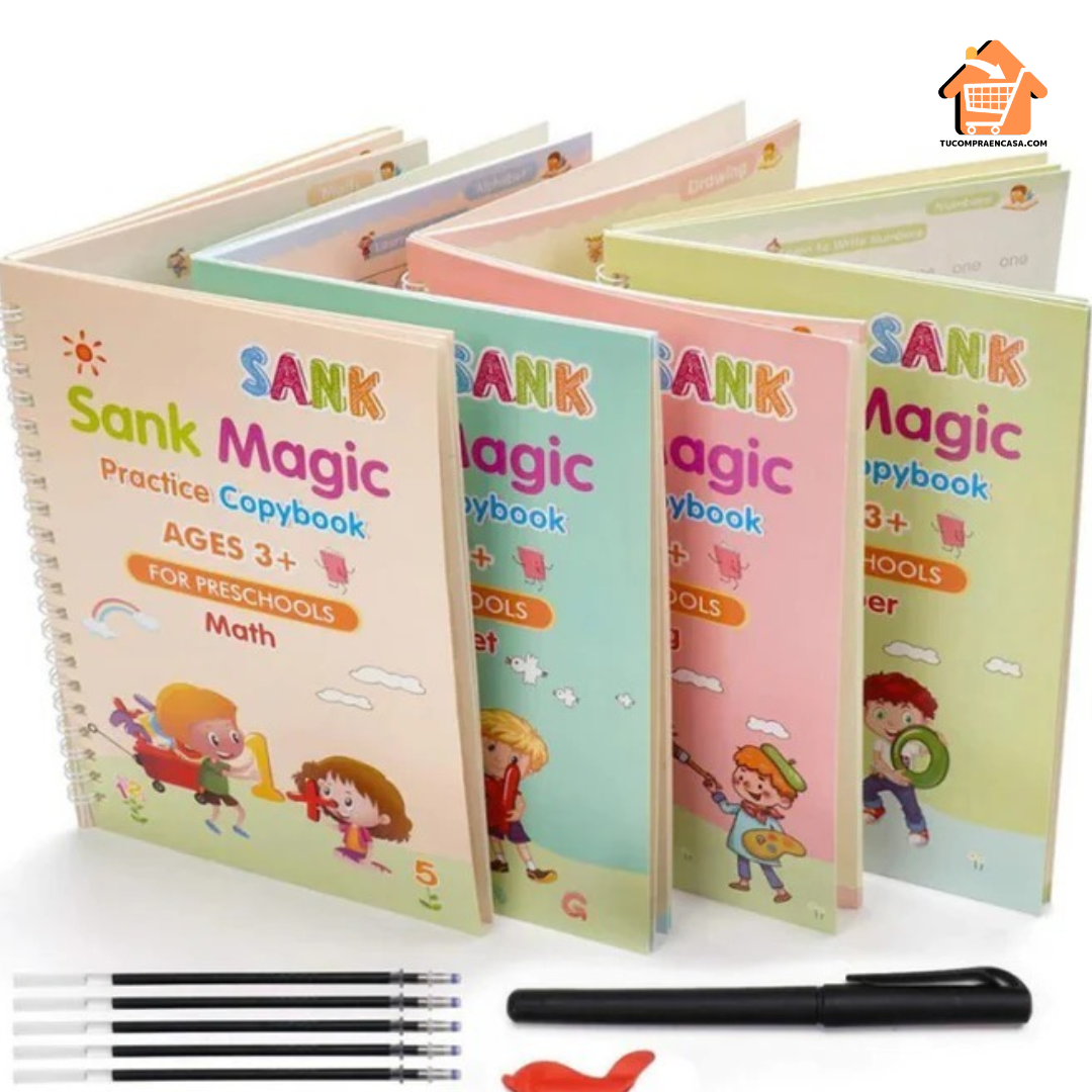 Cuaderno X4 Kit Caligrafia SANK ®